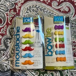 New wine charms set of 2